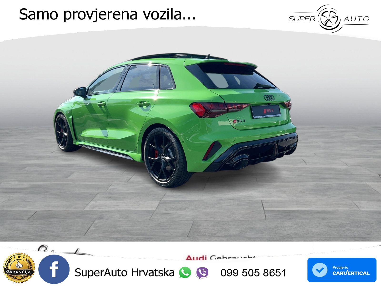 Audi RS3 Sedan 2.5 TFSI (400 KS) quattro S tronic LED+GR SJED+ACC