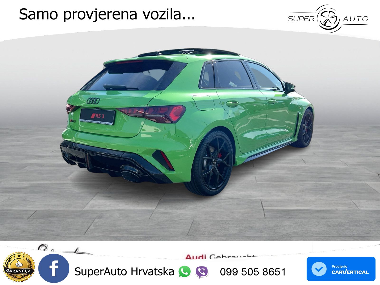 Audi RS3 Sedan 2.5 TFSI (400 KS) quattro S tronic LED+GR SJED+ACC