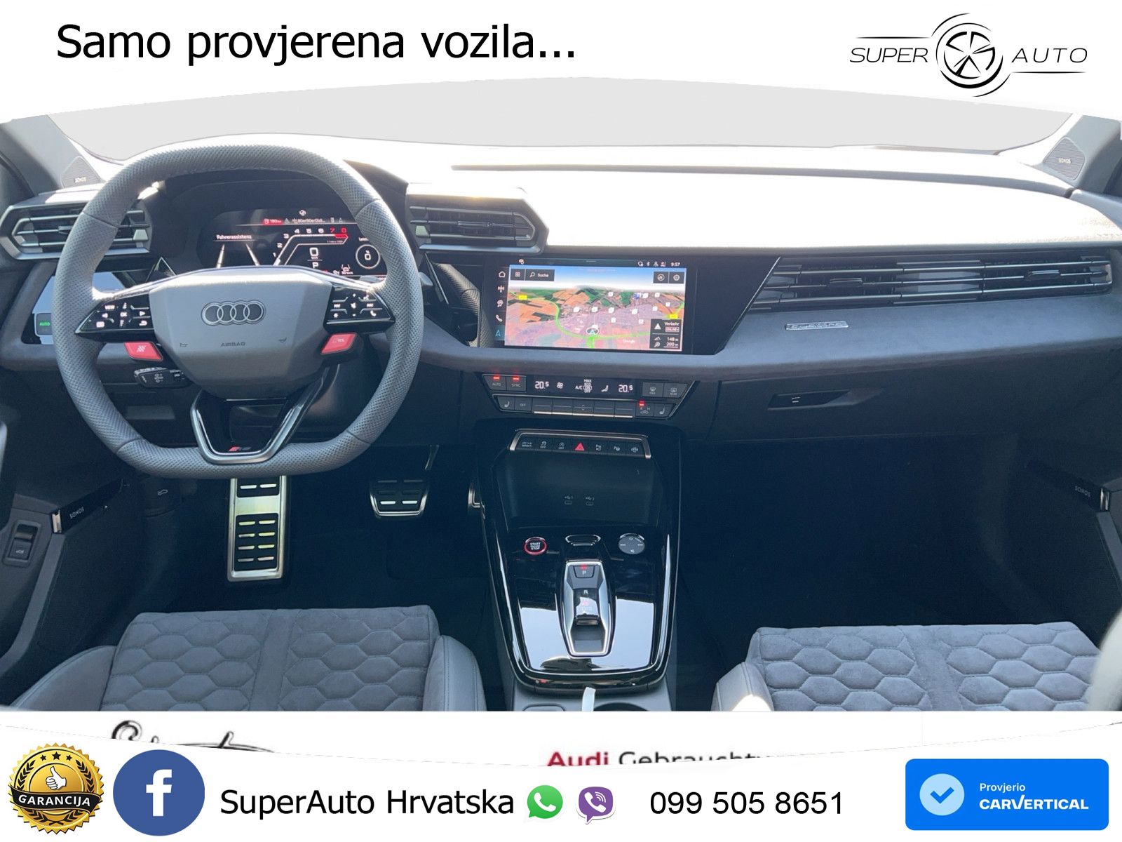 Audi RS3 Sedan 2.5 TFSI (400 KS) quattro S tronic LED+GR SJED+ACC