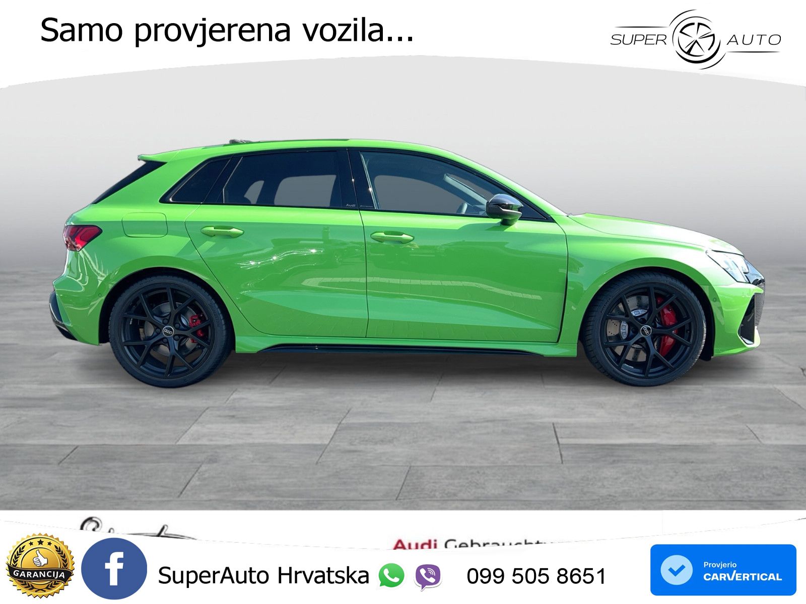 Audi RS3 Sedan 2.5 TFSI (400 KS) quattro S tronic LED+GR SJED+ACC