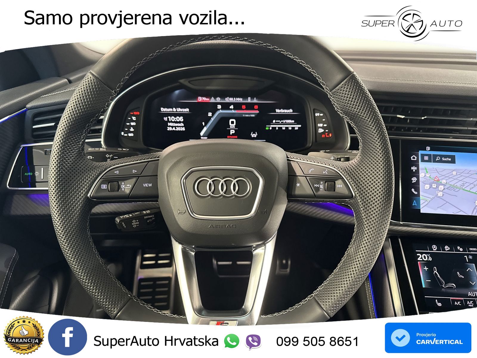 Audi Q8 50 TDI V6 (286 KS) quattro Tiptronic
