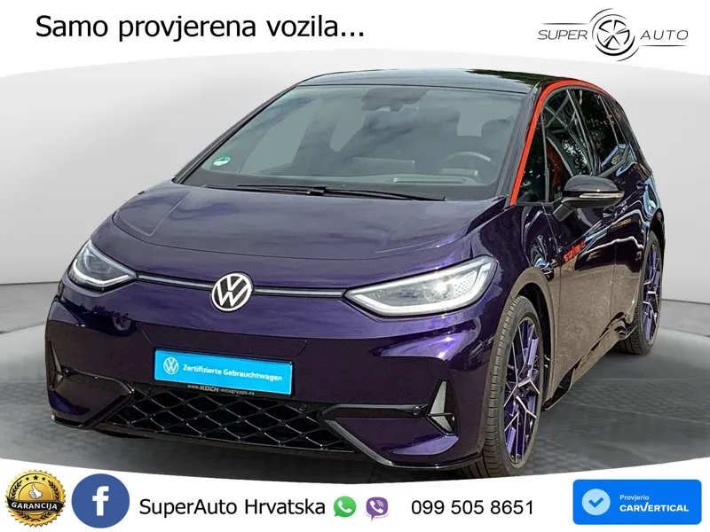 Volkswagen ID.3 GTX Performance 84 kWh (326 KS)