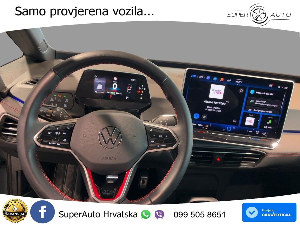 Volkswagen ID.3 GTX Performance 84 kWh (326 KS) LED+ACC