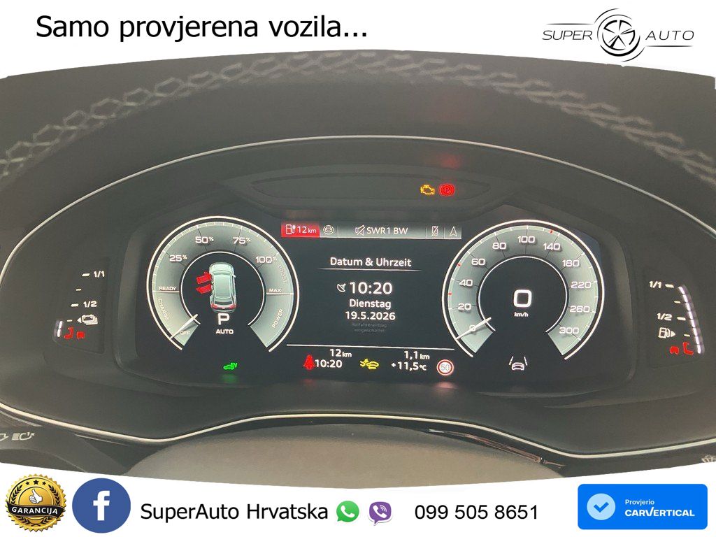 Audi Q8 60 TFSIe V6 (490 KS) quattro Tiptronic 489 KS LED+GR SJED+ACC