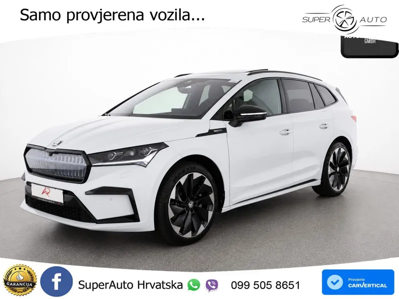 Škoda Enyaq iV 80x 82 kWh (265 KS) AWD SportLine LED+GR SJED+ACC