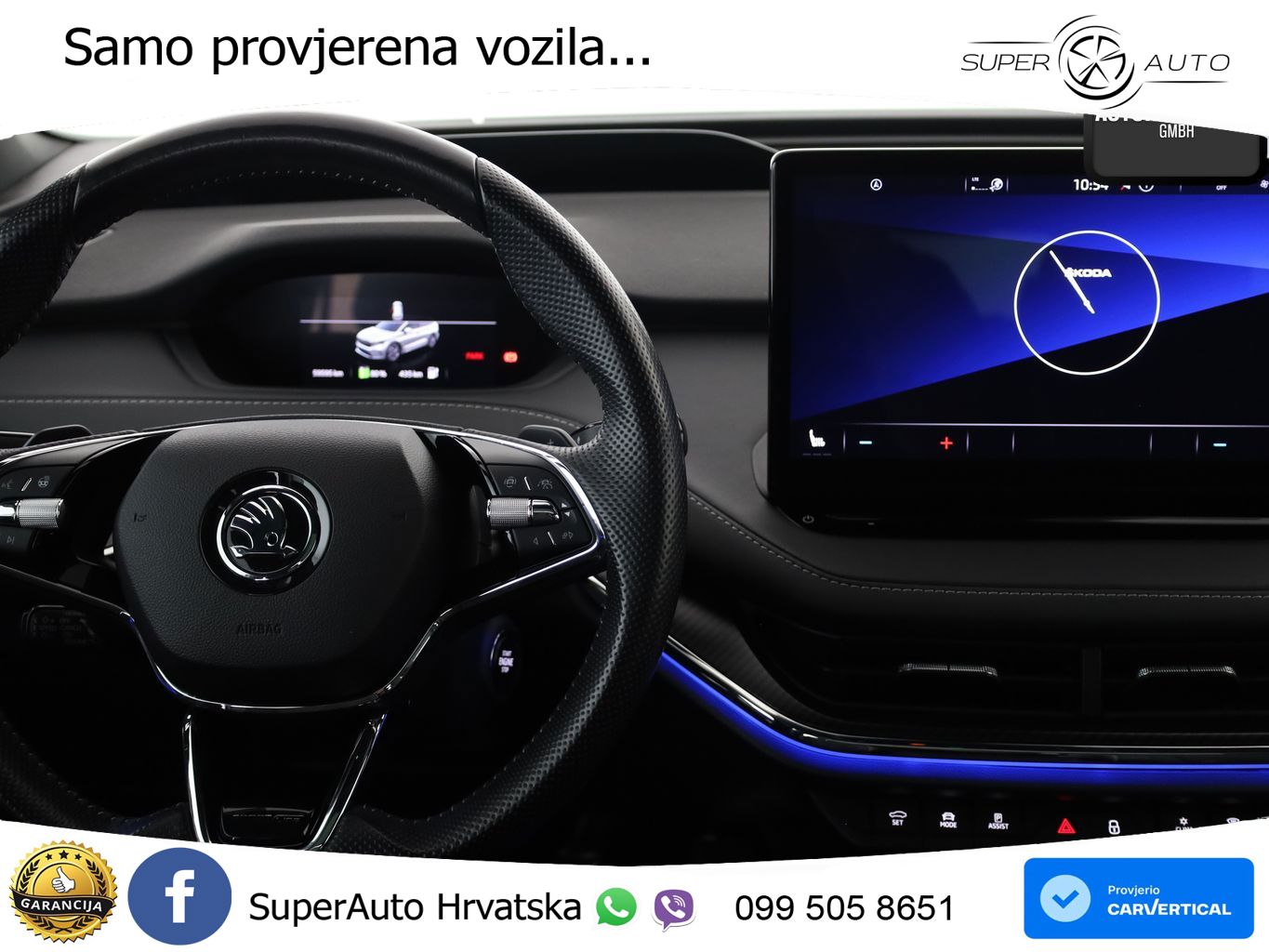 Škoda Enyaq iV 80x 82 kWh (265 KS) AWD SportLine LED+GR SJED+ACC