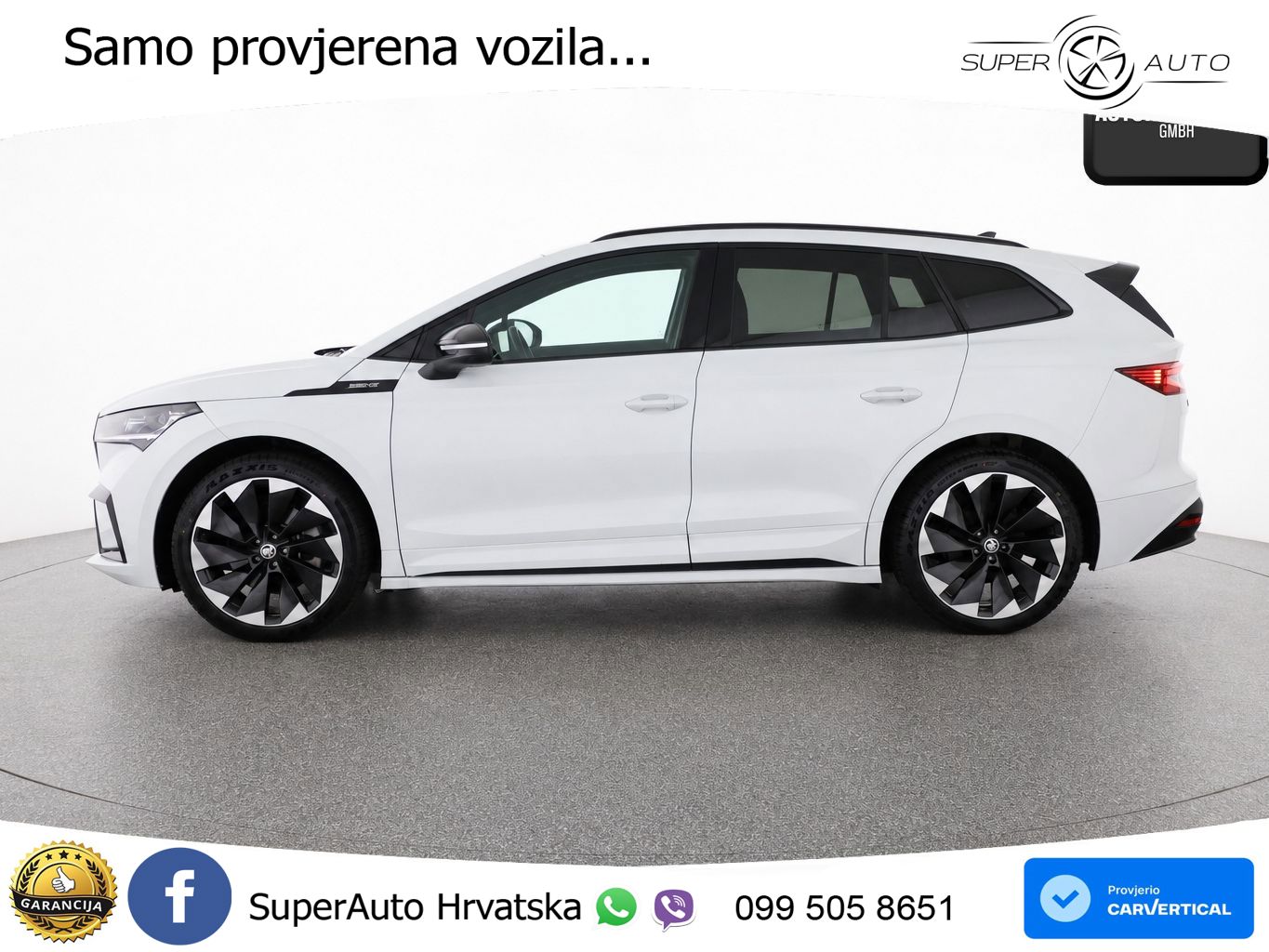 Škoda Enyaq iV 80x 82 kWh (265 KS) AWD SportLine LED+GR SJED+ACC
