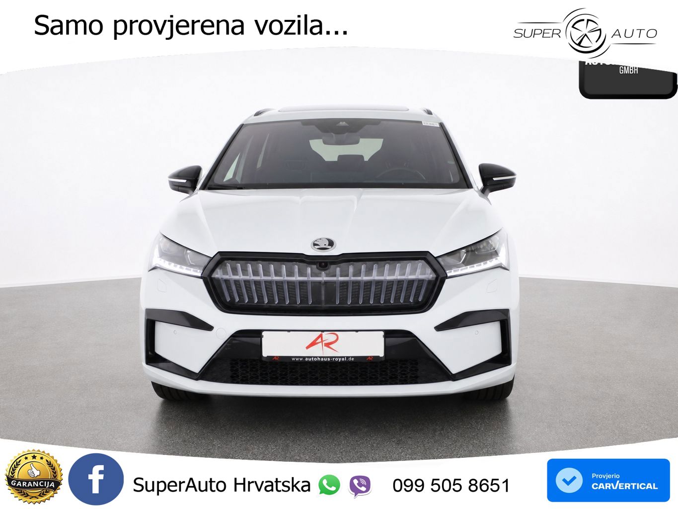 Škoda Enyaq iV 80x 82 kWh (265 KS) AWD SportLine LED+GR SJED+ACC