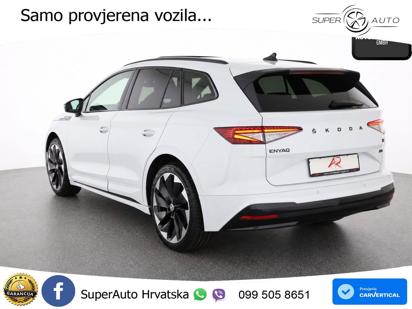 Škoda Enyaq iV 80x 82 kWh (265 KS) AWD SportLine LED+GR SJED+ACC