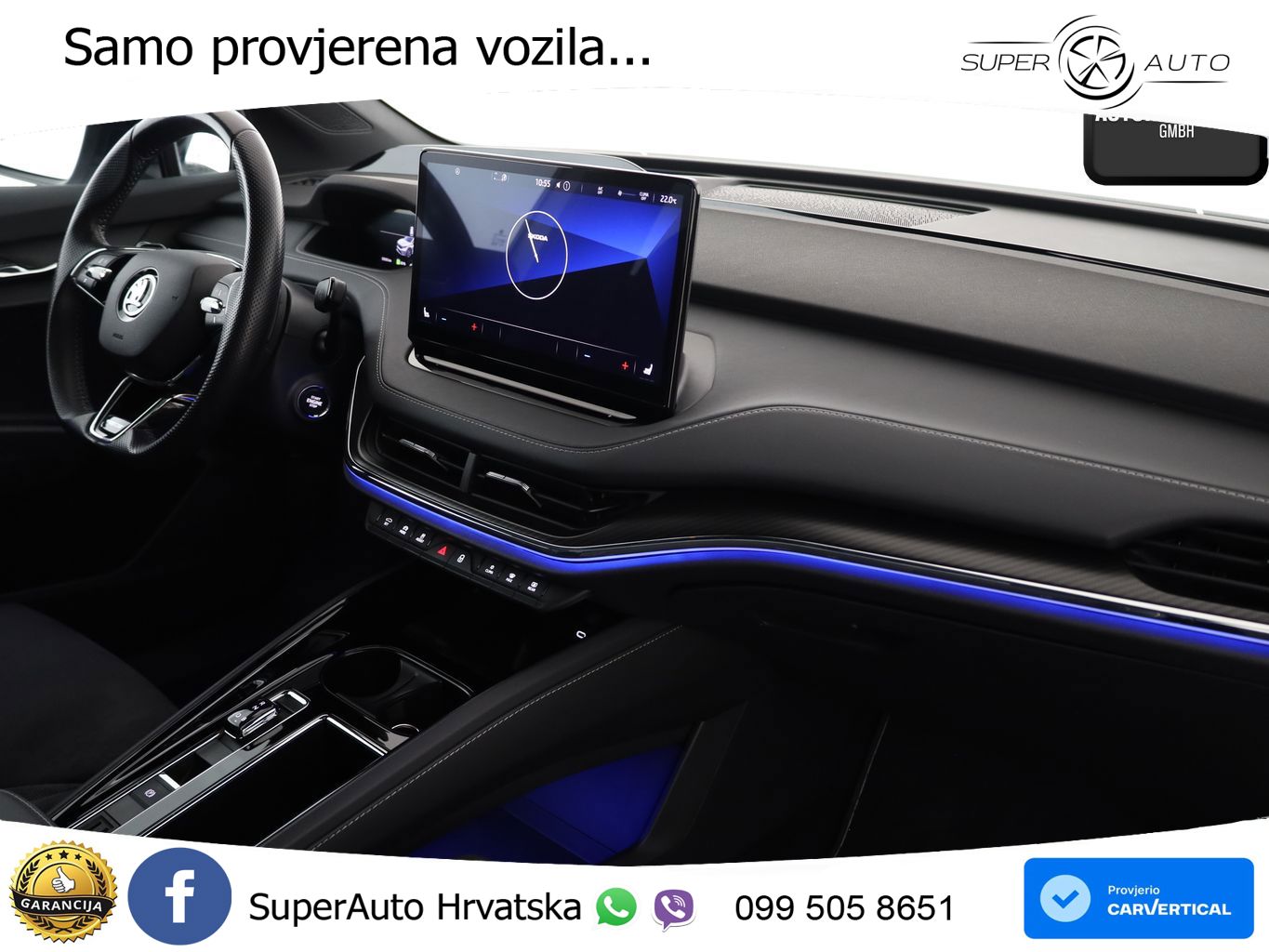 Škoda Enyaq iV 80x 82 kWh (265 KS) AWD SportLine LED+GR SJED+ACC