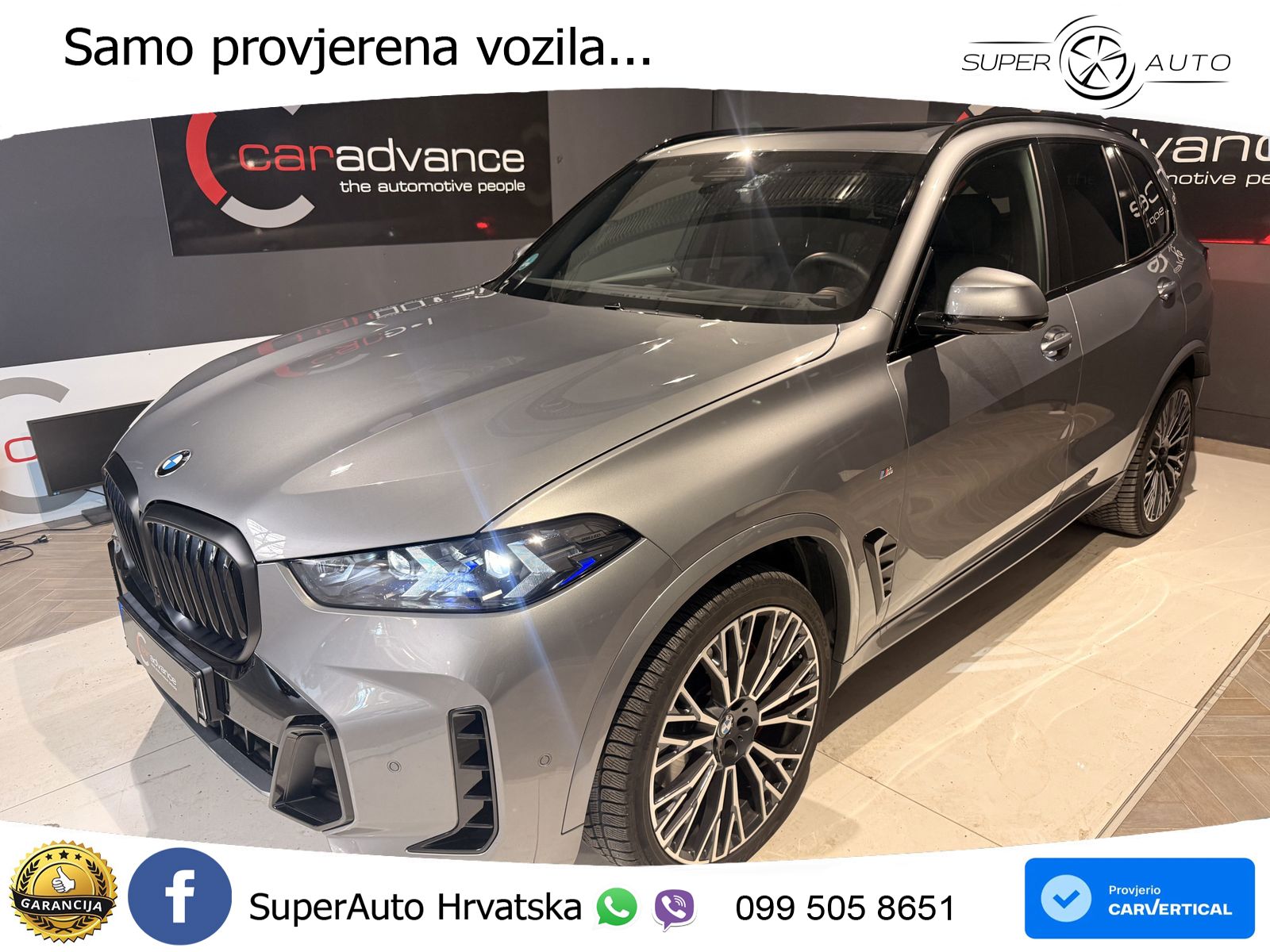 BMW X5 30d (298 KS) xDrive Steptronic M Sport ZRAČNI+ACC+GR SJED+KAM+PANO