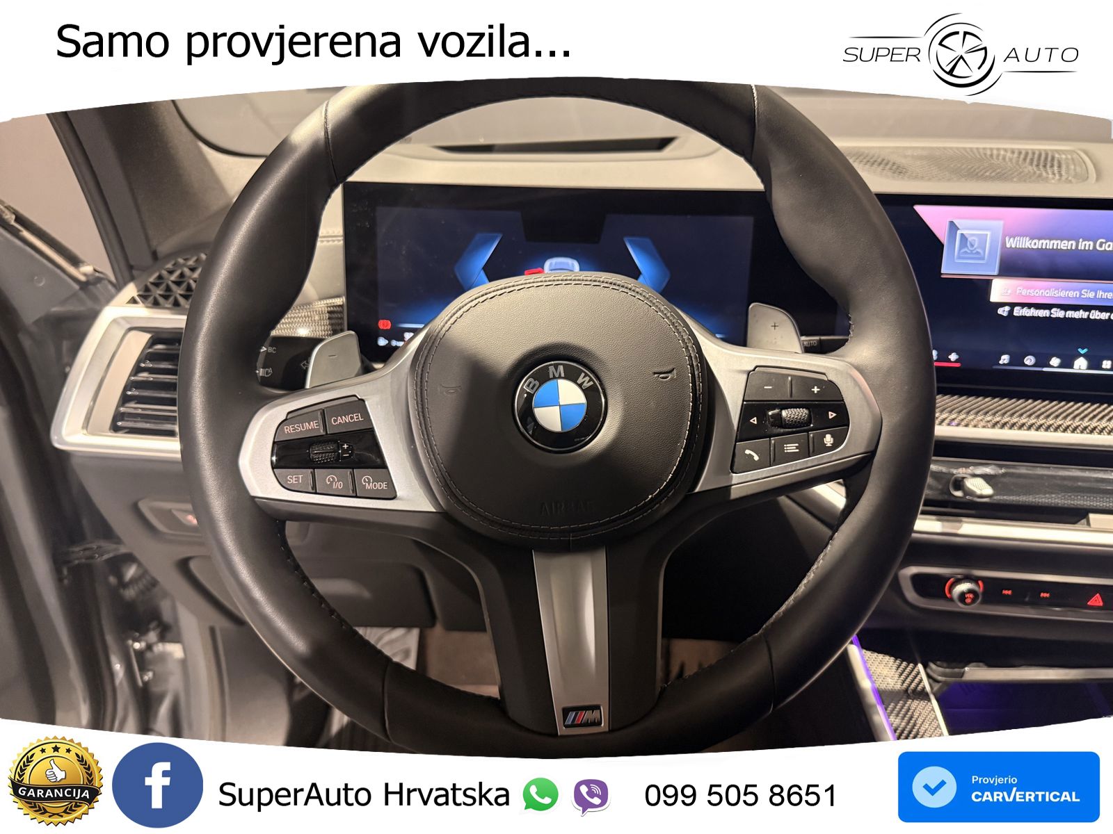 BMW X5 30d (298 KS) xDrive Steptronic M Sport ZRAČNI+ACC+GR SJED+KAM+PANO