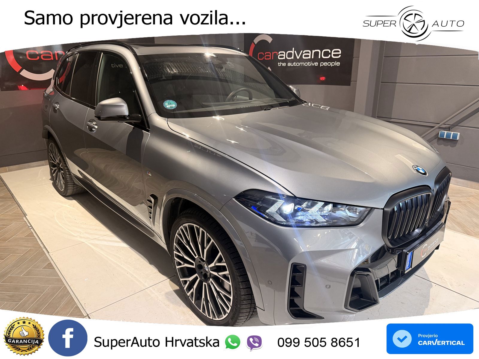 BMW X5 30d (298 KS) xDrive Steptronic M Sport ZRAČNI+ACC+GR SJED+KAM+PANO