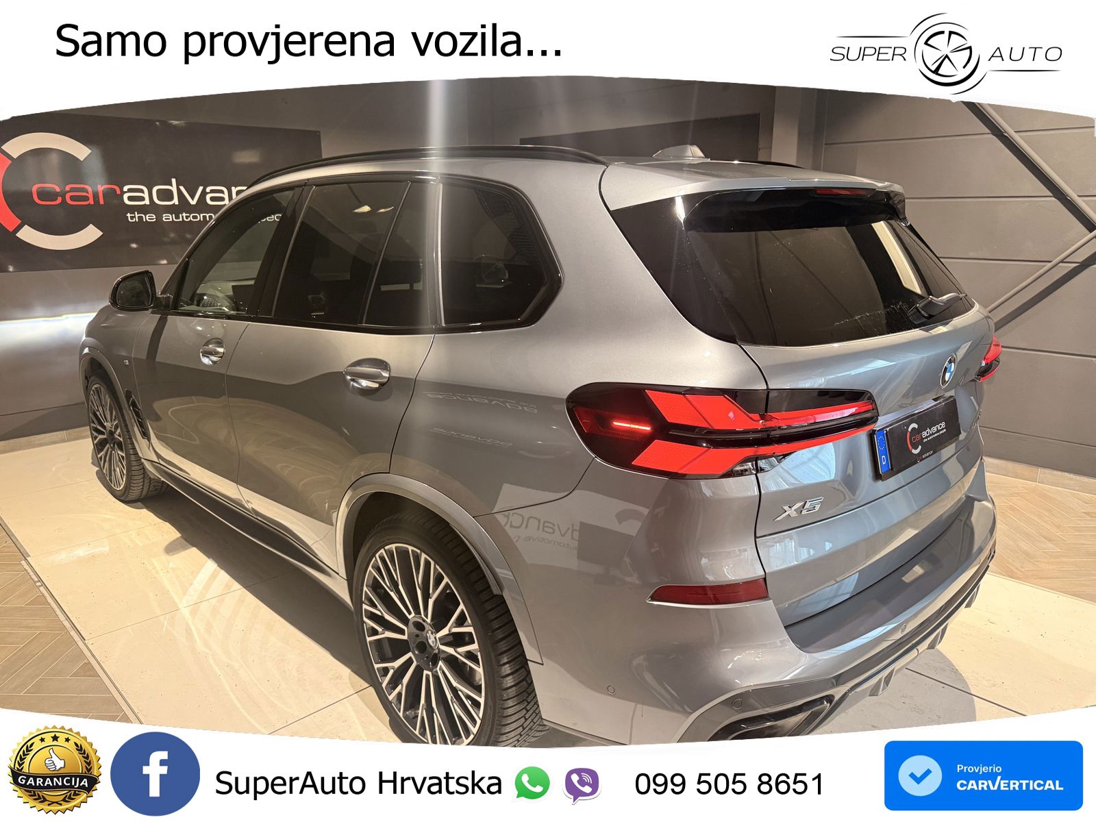 BMW X5 30d (298 KS) xDrive Steptronic M Sport ZRAČNI+ACC+GR SJED+KAM+PANO