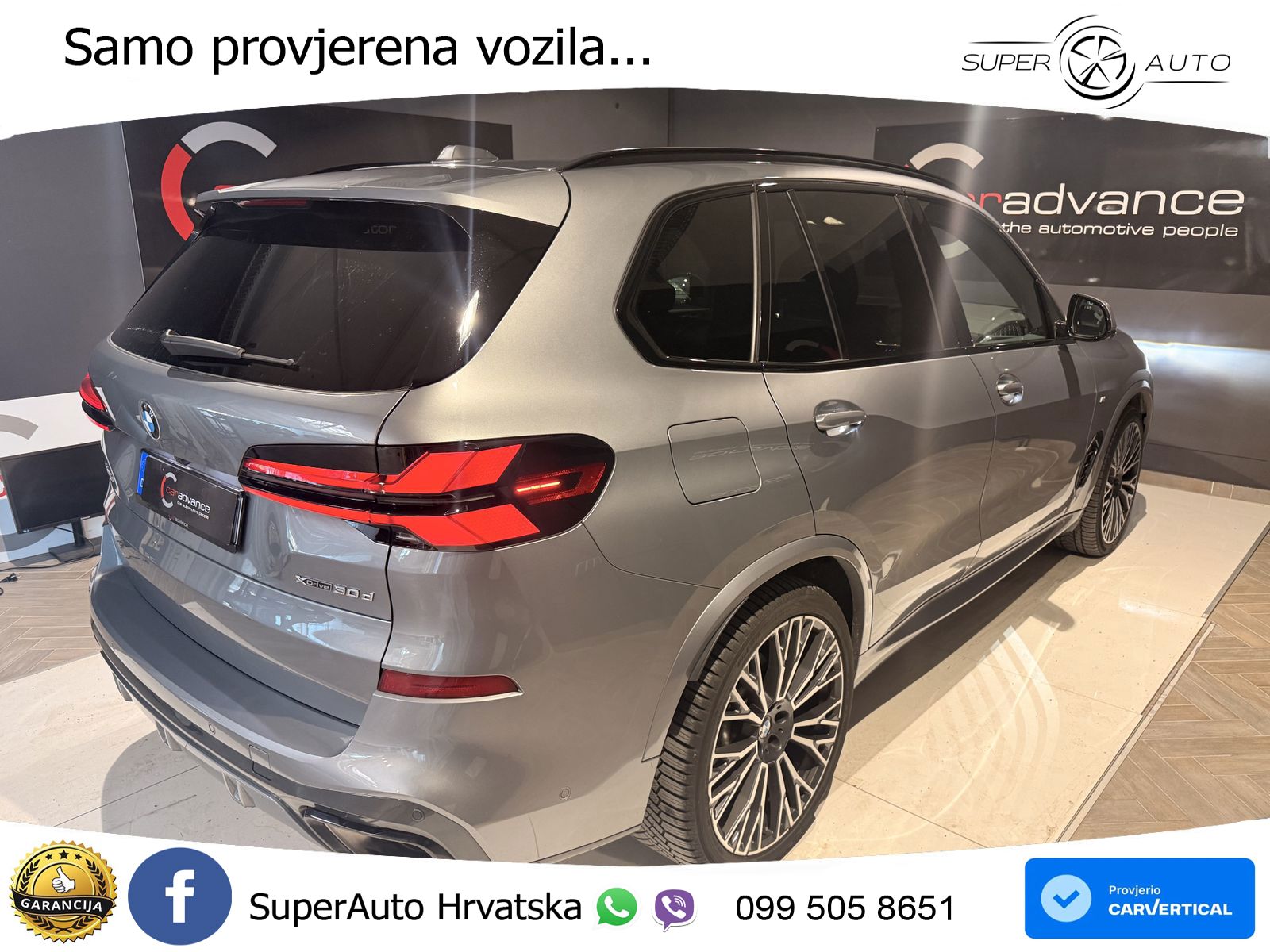 BMW X5 30d (298 KS) xDrive Steptronic M Sport ZRAČNI+ACC+GR SJED+KAM+PANO