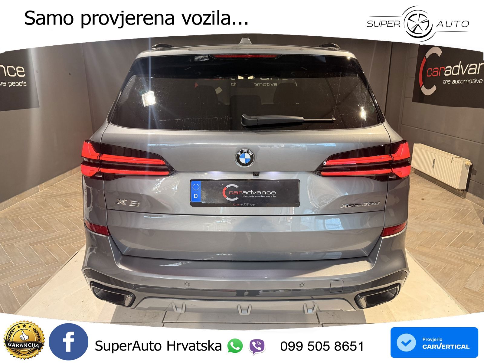 BMW X5 30d (298 KS) xDrive Steptronic M Sport ZRAČNI+ACC+GR SJED+KAM+PANO