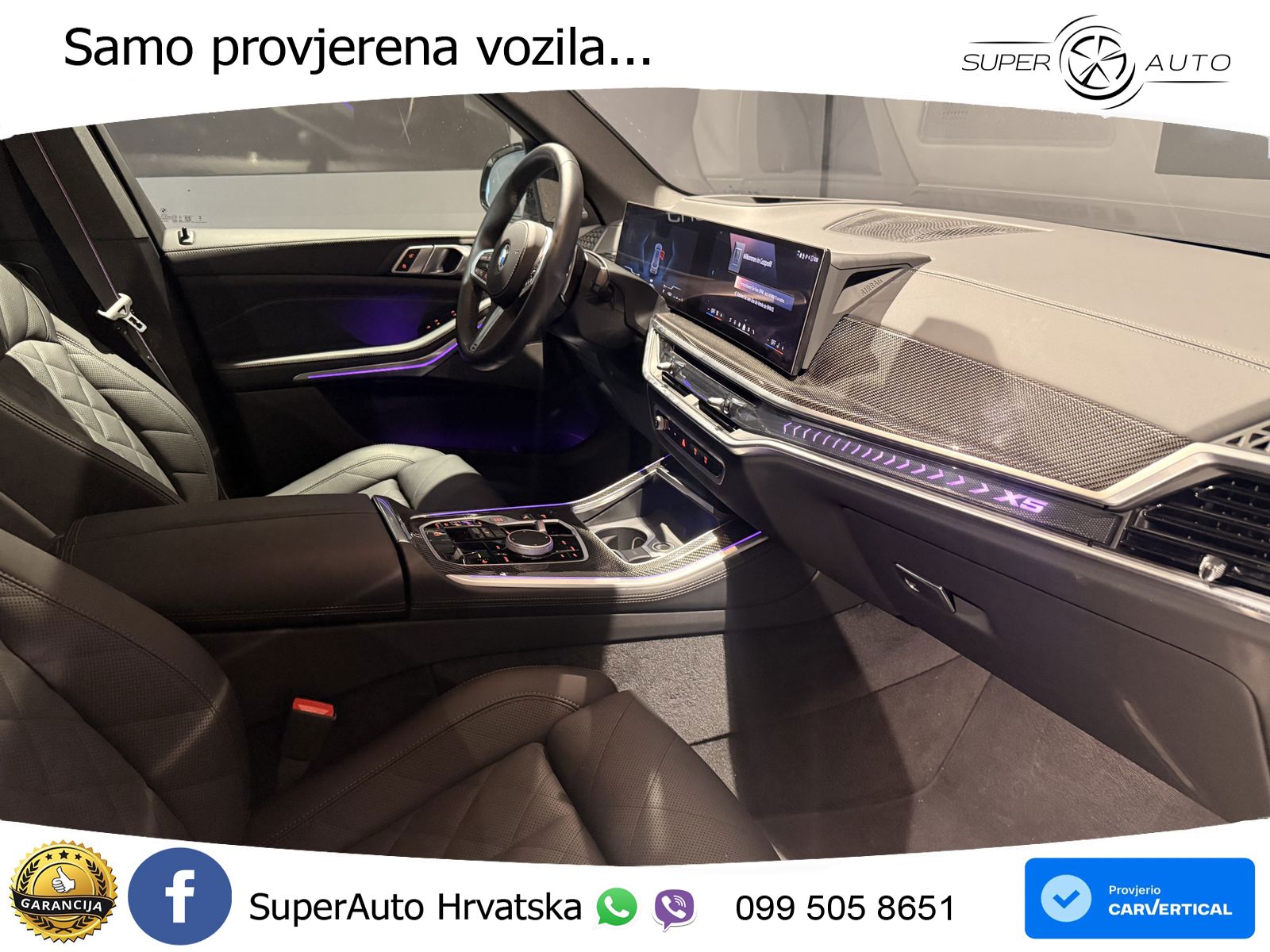BMW X5 30d (298 KS) xDrive Steptronic M Sport ZRAČNI+ACC+GR SJED+KAM+PANO