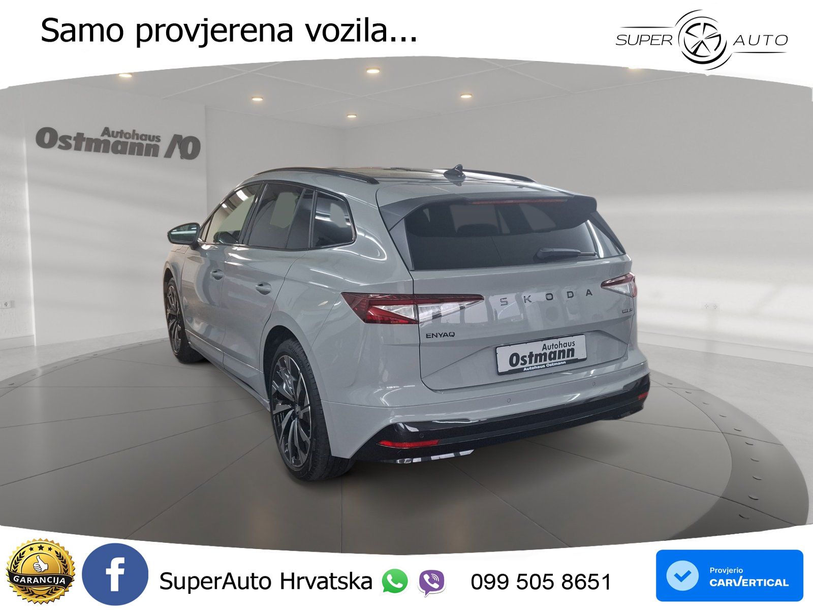Škoda Enyaq 85 82 kWh (286 KS) SportLine LED+GR SJED+ACC