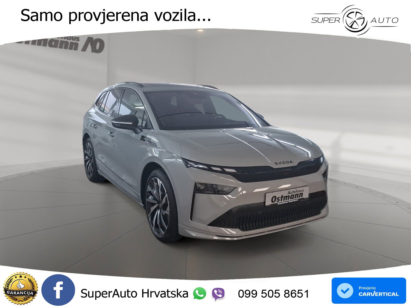 Škoda Enyaq 85 82 kWh (286 KS) SportLine LED+GR SJED+ACC