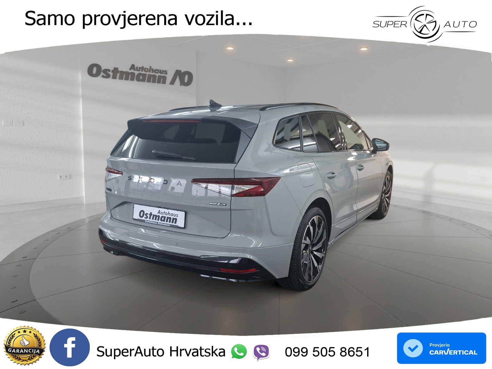 Škoda Enyaq 85 82 kWh (286 KS) SportLine LED+GR SJED+ACC