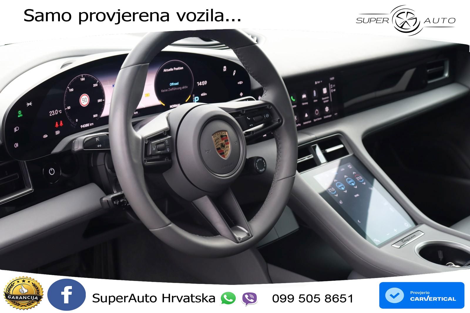 Porsche Taycan Performance Plus 93.4 kWh (476 KS)