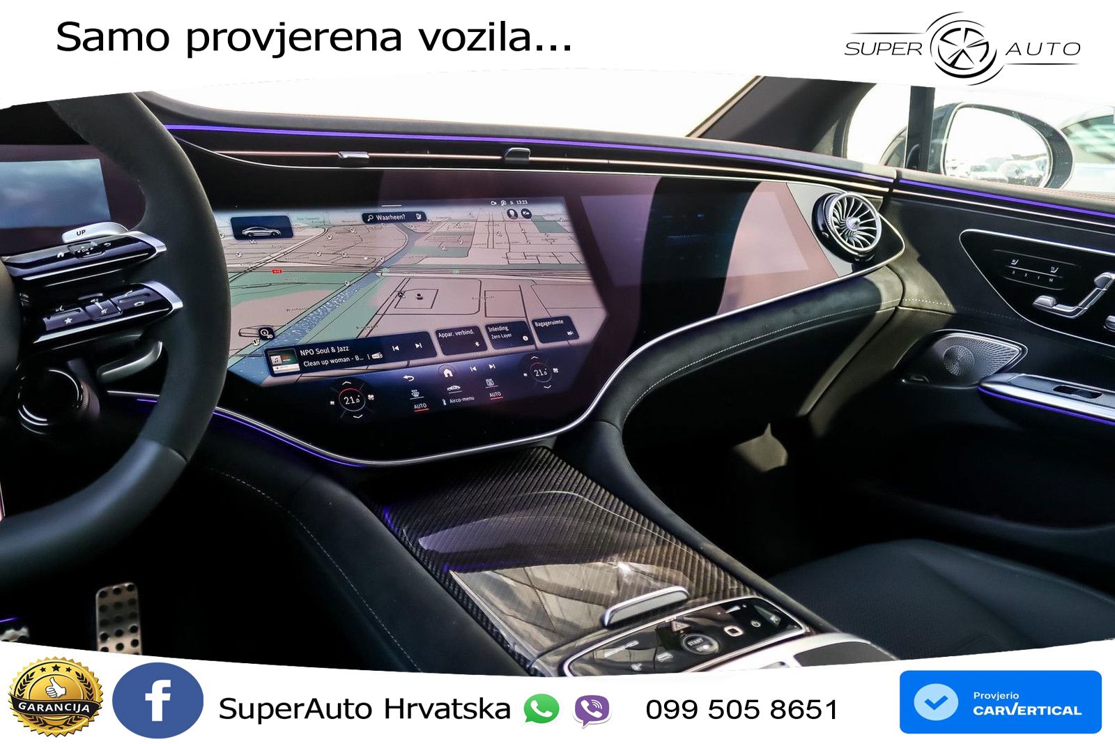 Mercedes EQE AMG 43 100 kWh (476 KS) 4MATIC ZRAČNI+ACC+GR SJED+KAM+PANO