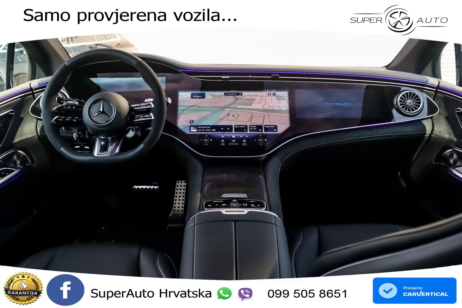 Mercedes EQE AMG 43 100 kWh (476 KS) 4MATIC ZRAČNI+ACC+GR SJED+KAM+PANO