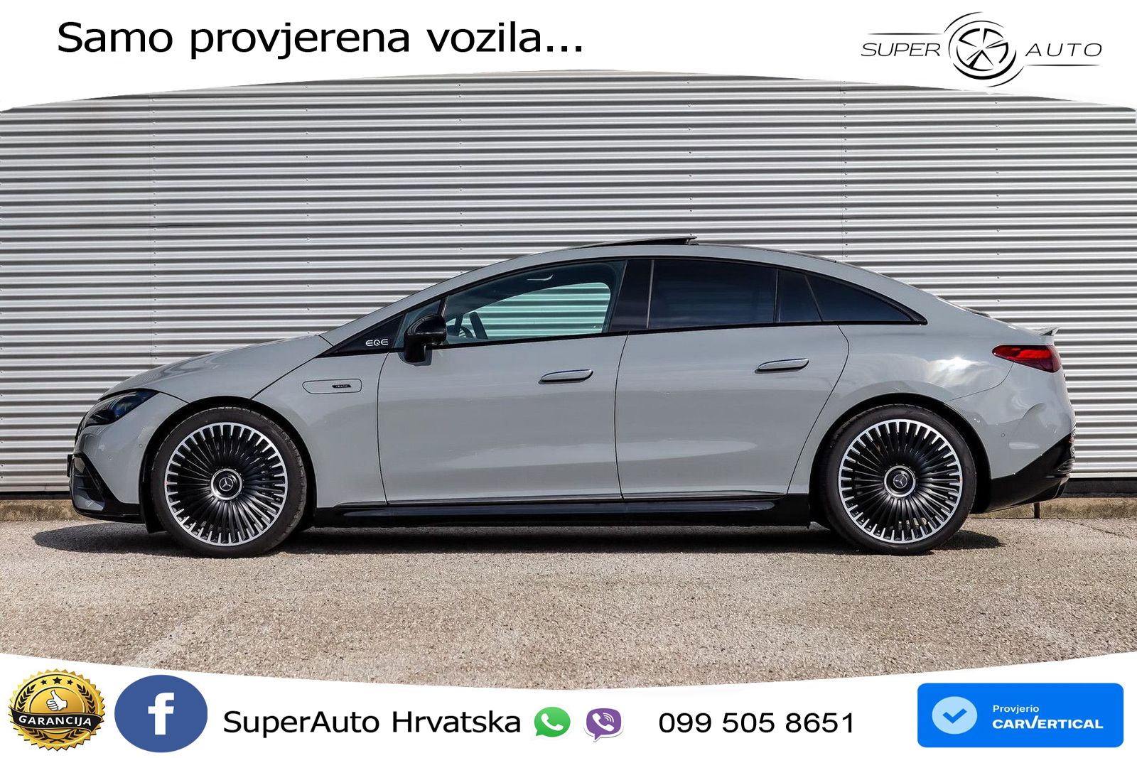 Mercedes EQE AMG 43 100 kWh (476 KS) 4MATIC ZRAČNI+ACC+GR SJED+KAM+PANO