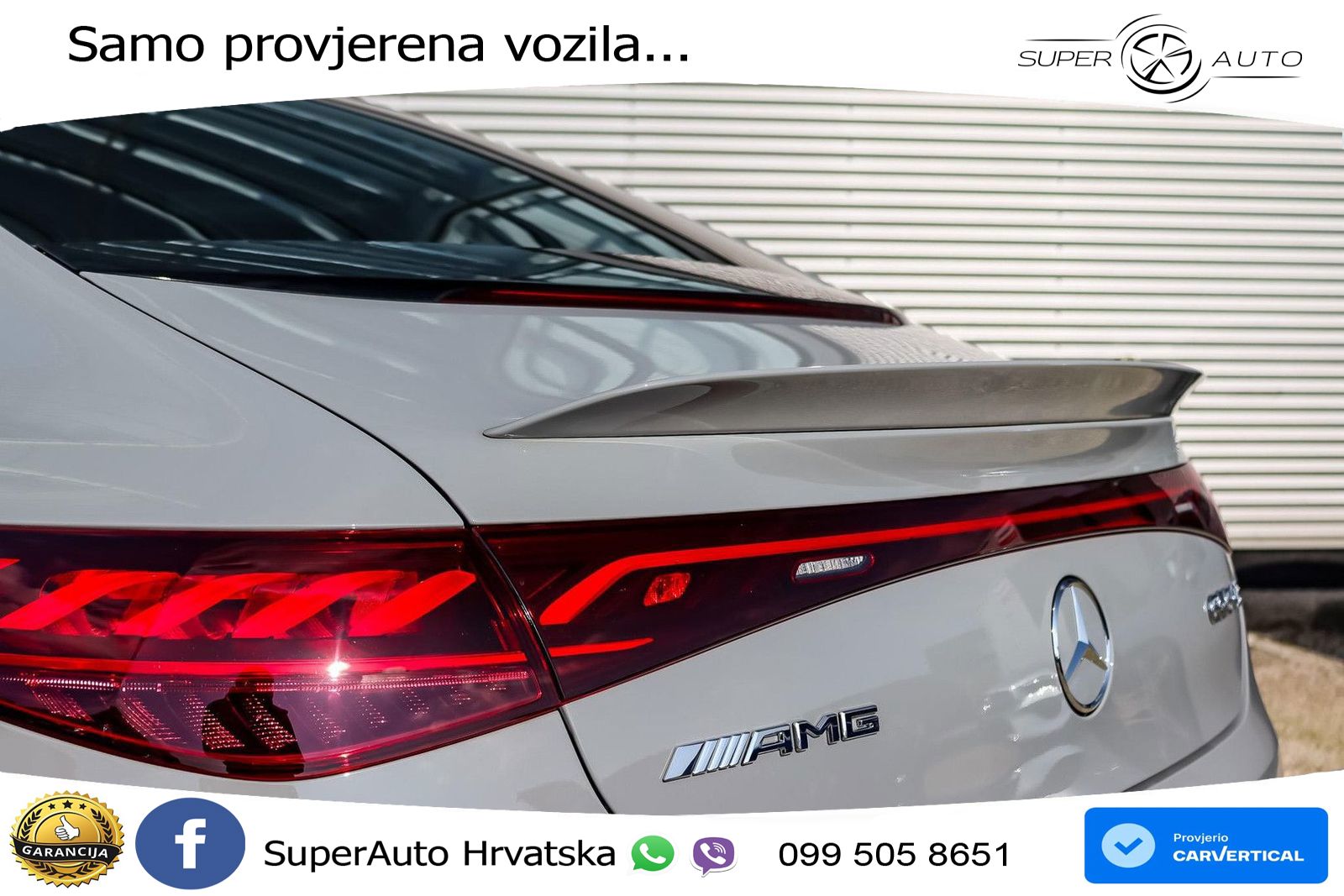 Mercedes EQE AMG 43 100 kWh (476 KS) 4MATIC ZRAČNI+ACC+GR SJED+KAM+PANO