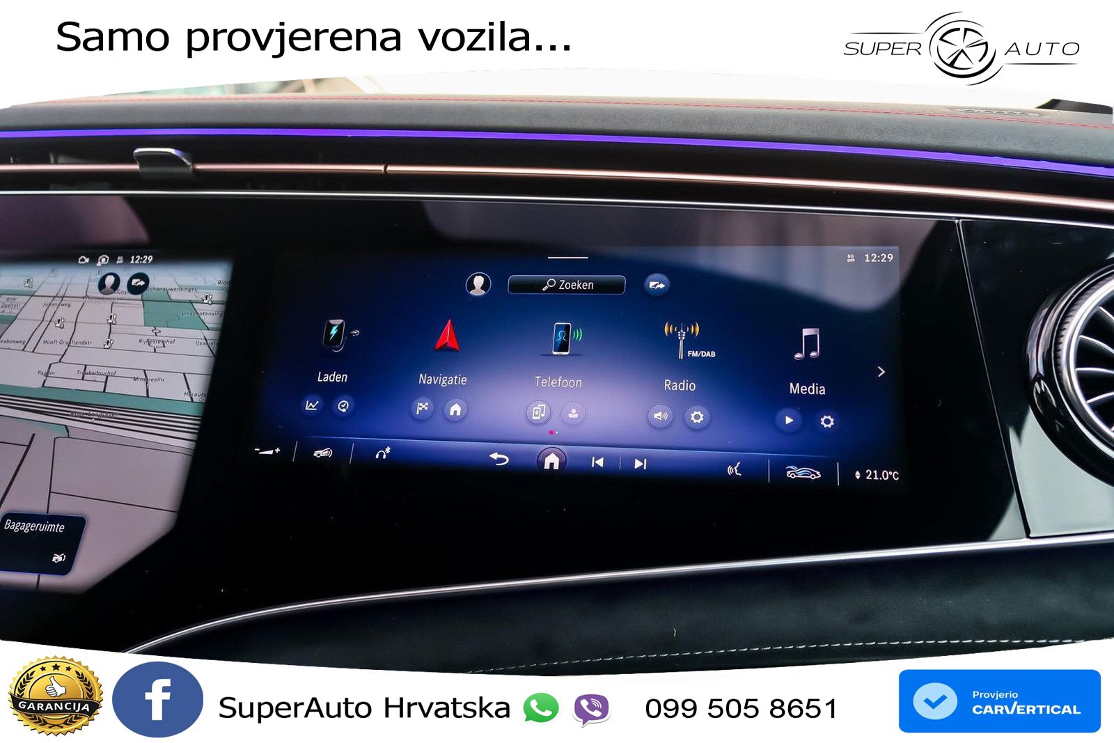 Mercedes EQE AMG 43 100 kWh (476 KS) 4MATIC ZRAČNI+ACC+GR SJED+KAM+PANO