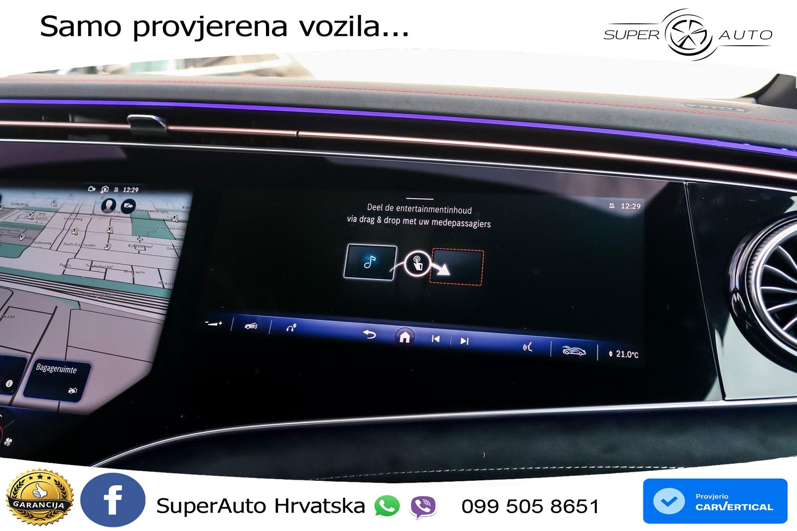Mercedes EQE AMG 43 100 kWh (476 KS) 4MATIC ZRAČNI+ACC+GR SJED+KAM+PANO