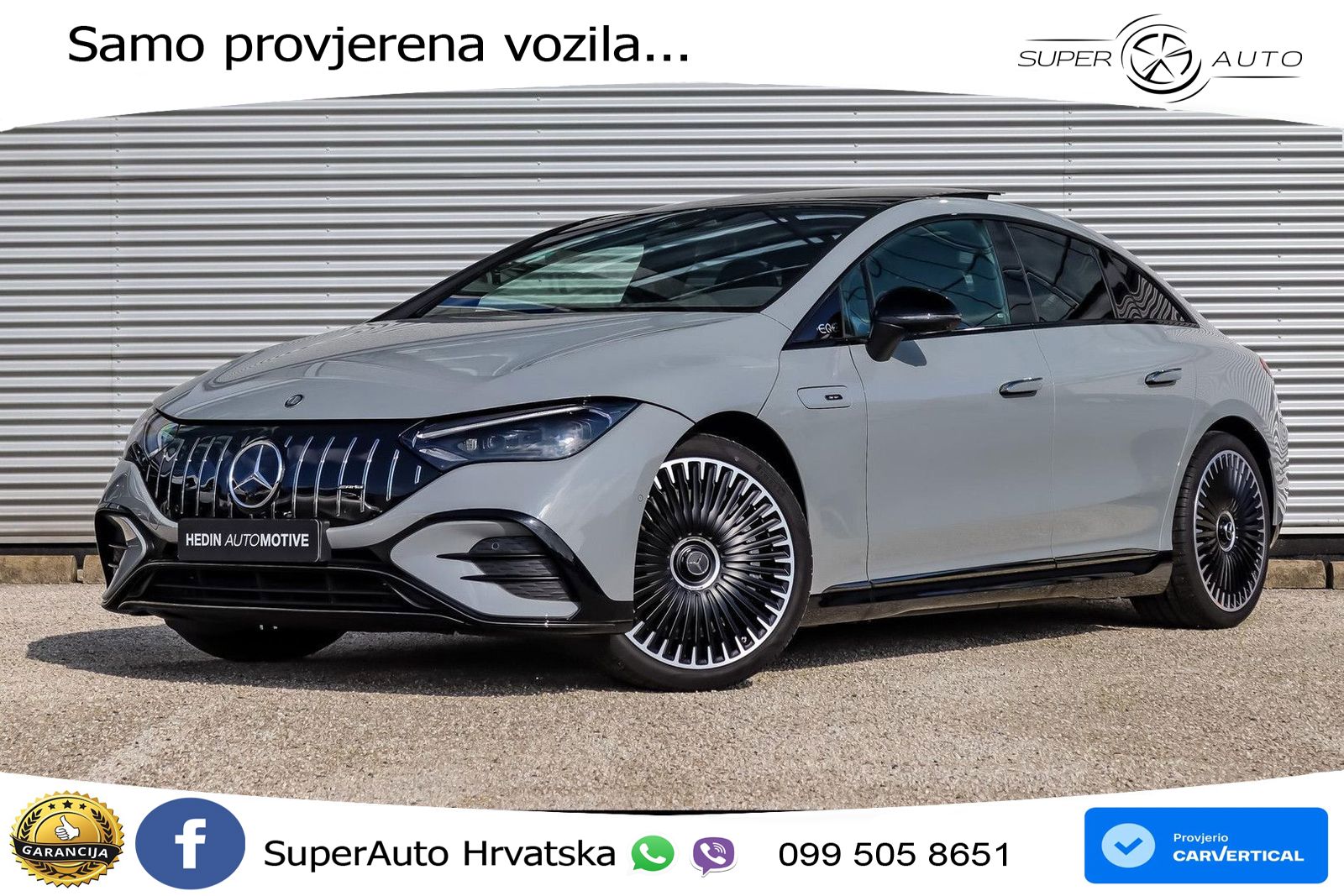 Mercedes EQE AMG 43 100 kWh (476 KS) 4MATIC ZRAČNI+ACC+GR SJED+KAM+PANO