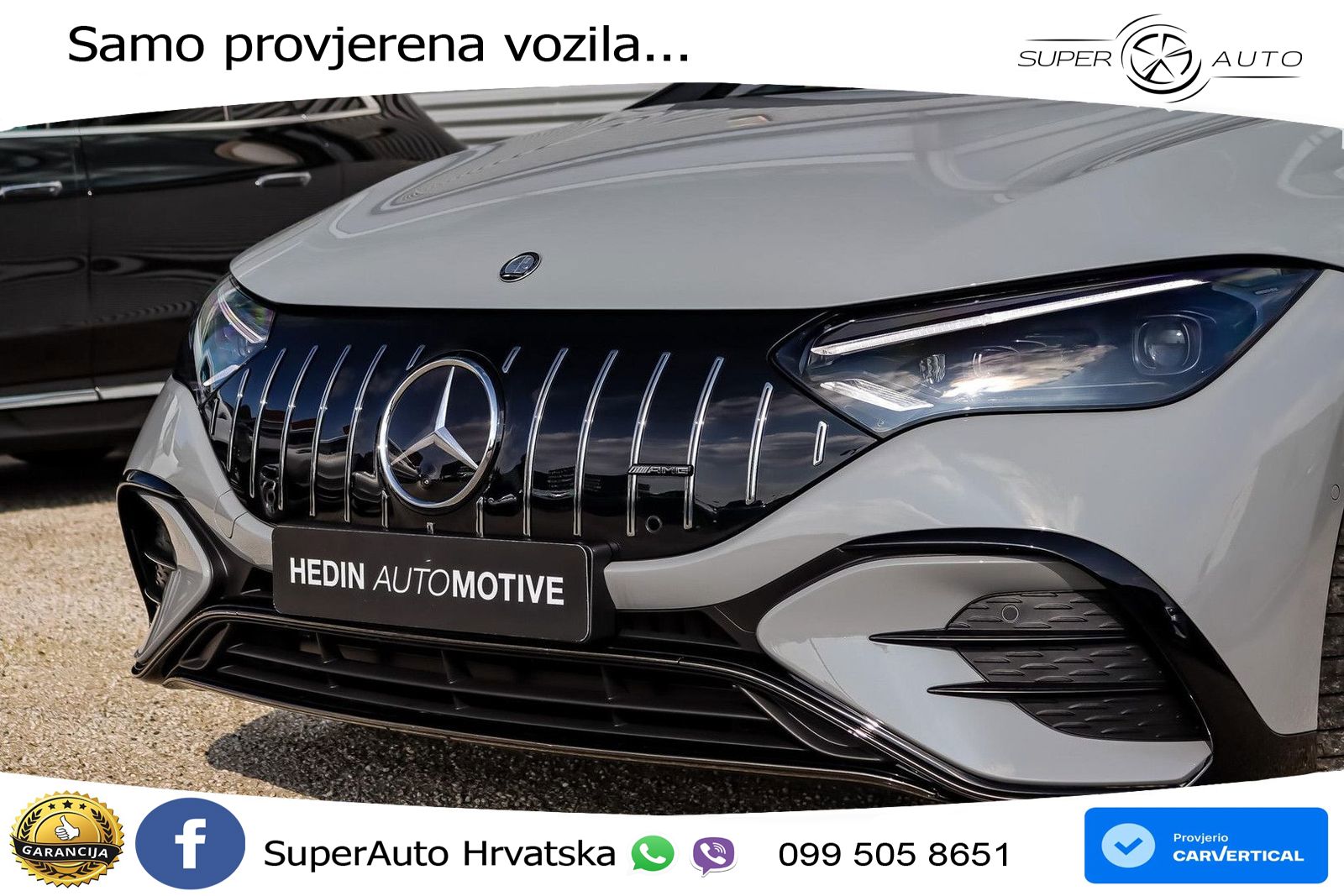 Mercedes EQE AMG 43 100 kWh (476 KS) 4MATIC ZRAČNI+ACC+GR SJED+KAM+PANO