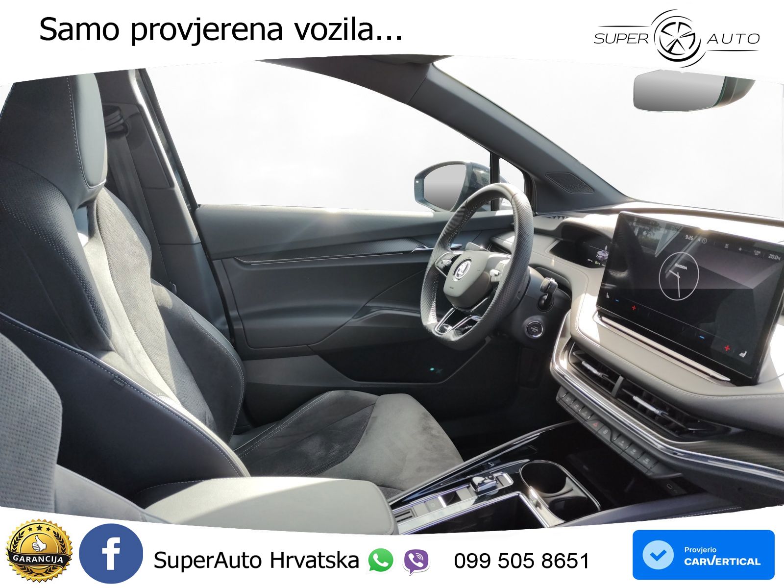 Škoda Enyaq iV 80x 82 kWh (265 KS) AWD SportLine LED+GR SJED+ACC