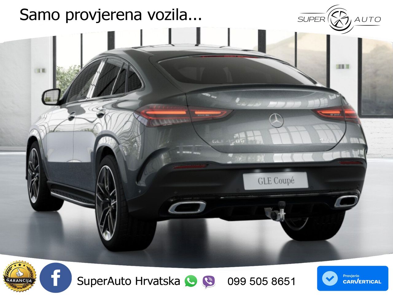 Mercedes GLE Coupe 450d (367 KS) EQ Boost 4MATIC 9G-TRONIC AMG LED+GR SJED+ACC