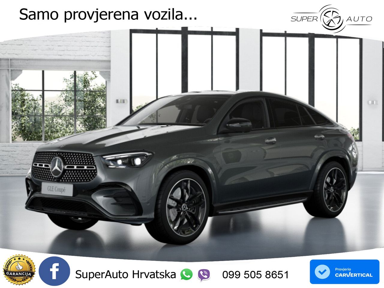 Mercedes GLE Coupe 450d (367 KS) EQ Boost 4MATIC 9G-TRONIC AMG LED+GR SJED+ACC