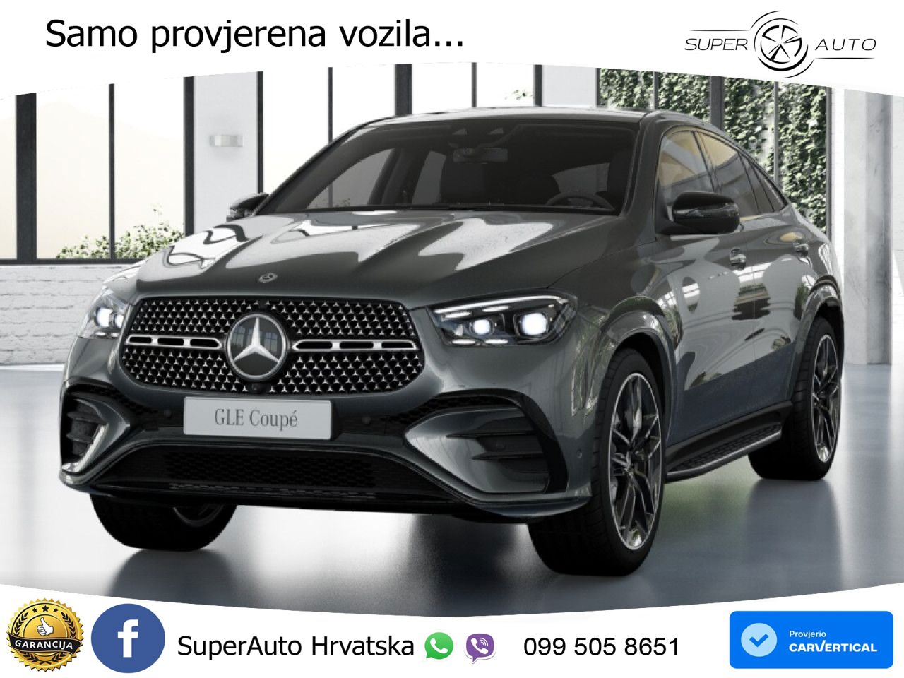 Mercedes GLE Coupe 450d (367 KS) EQ Boost 4MATIC 9G-TRONIC AMG LED+GR SJED+ACC
