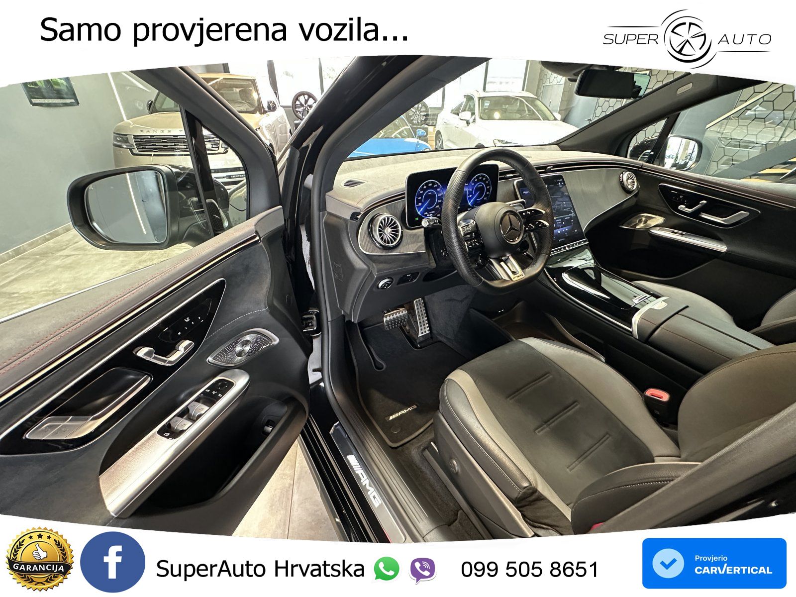 Mercedes EQE SUV AMG 53 100 kWh (626 KS) 4MATIC+ ZRAČNI+ACC+GR SJED+360+PANO