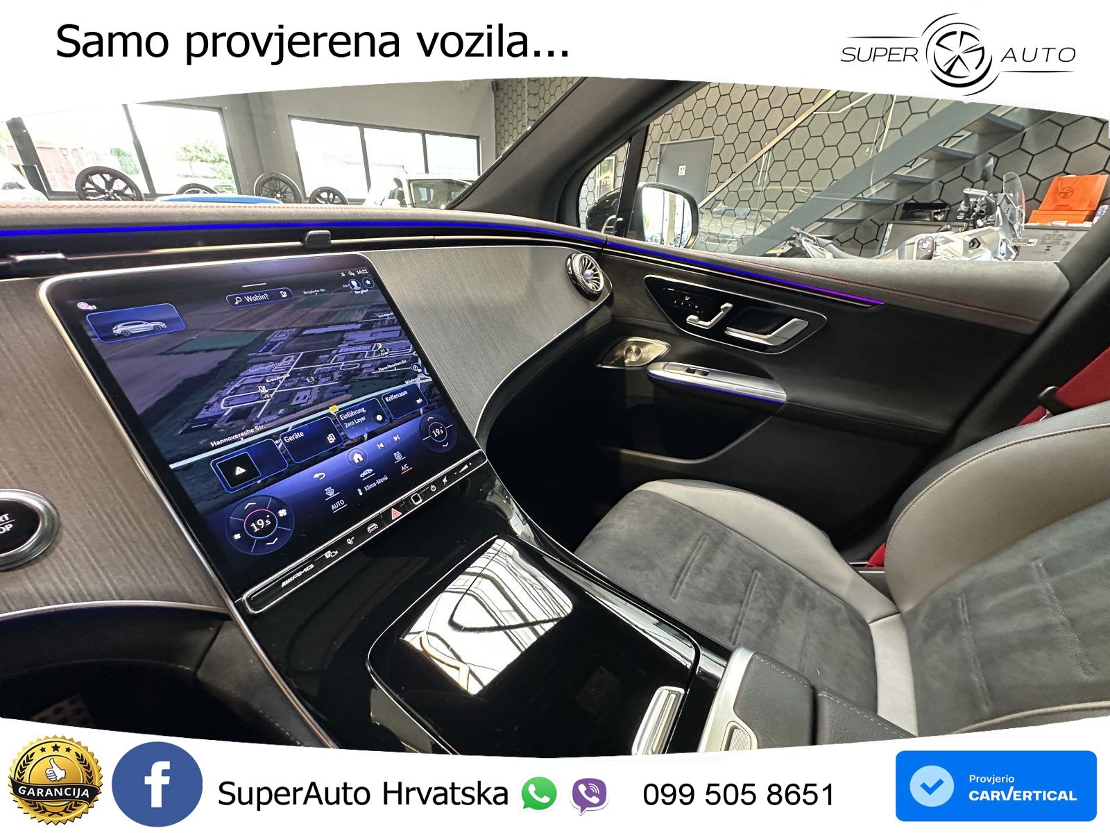 Mercedes EQE SUV AMG 53 100 kWh (626 KS) 4MATIC+ ZRAČNI+ACC+GR SJED+360+PANO