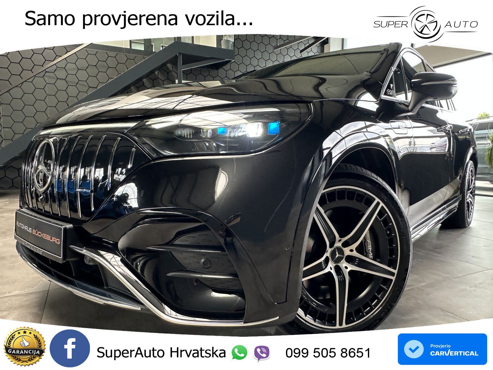 Mercedes EQE SUV AMG 53 100 kWh (626 KS) 4MATIC+ ZRAČNI+ACC+GR SJED+360+PANO
