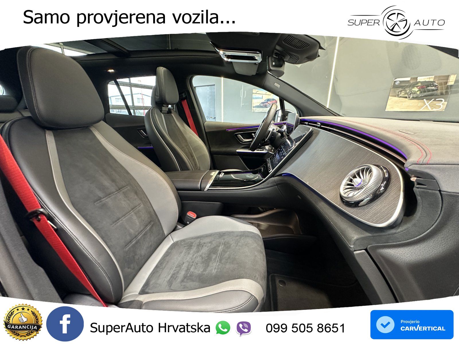 Mercedes EQE SUV AMG 53 100 kWh (626 KS) 4MATIC+ ZRAČNI+ACC+GR SJED+360+PANO