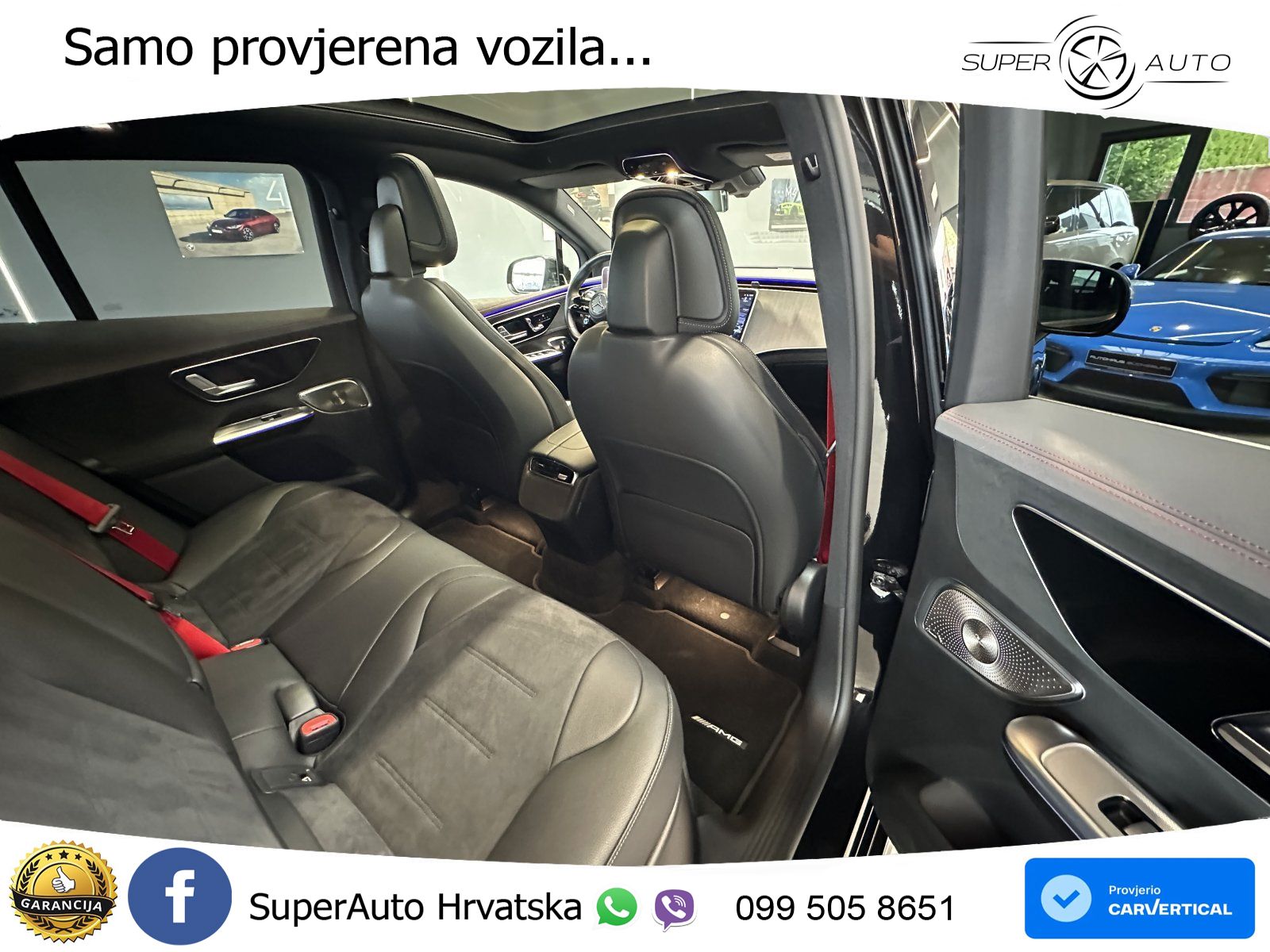 Mercedes EQE SUV AMG 53 100 kWh (626 KS) 4MATIC+ ZRAČNI+ACC+GR SJED+360+PANO