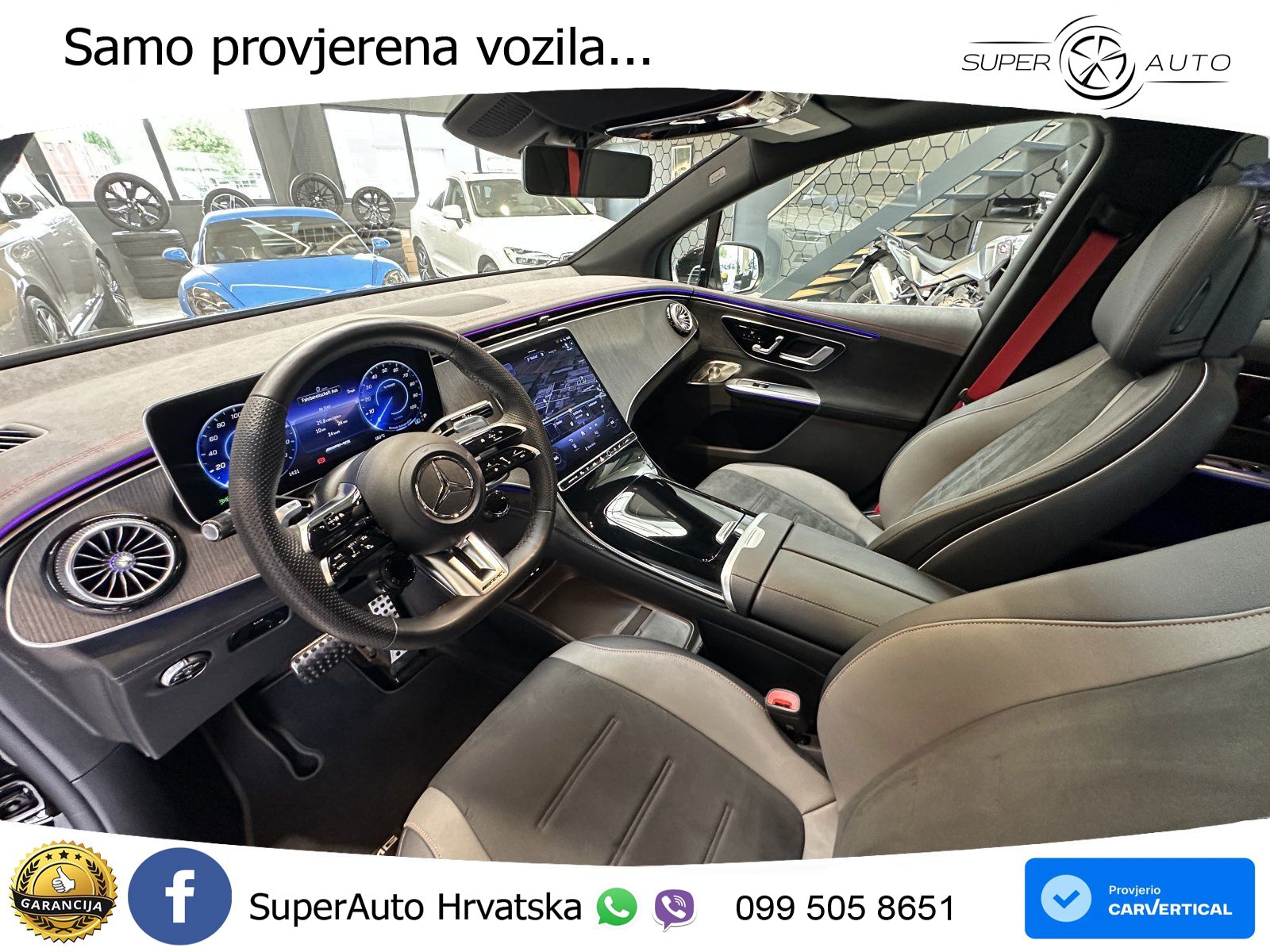 Mercedes EQE SUV AMG 53 100 kWh (626 KS) 4MATIC+ ZRAČNI+ACC+GR SJED+360+PANO