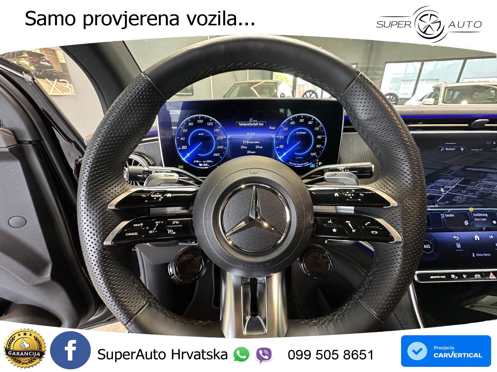 Mercedes EQE SUV AMG 53 100 kWh (626 KS) 4MATIC+ ZRAČNI+ACC+GR SJED+360+PANO