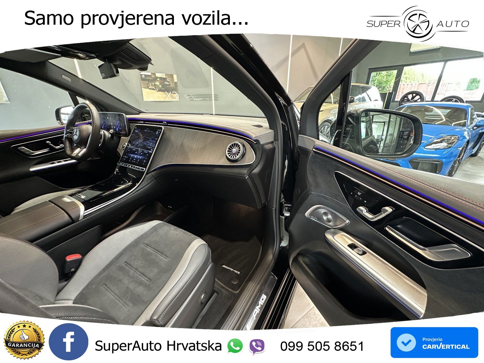 Mercedes EQE SUV AMG 53 100 kWh (626 KS) 4MATIC+ ZRAČNI+ACC+GR SJED+360+PANO
