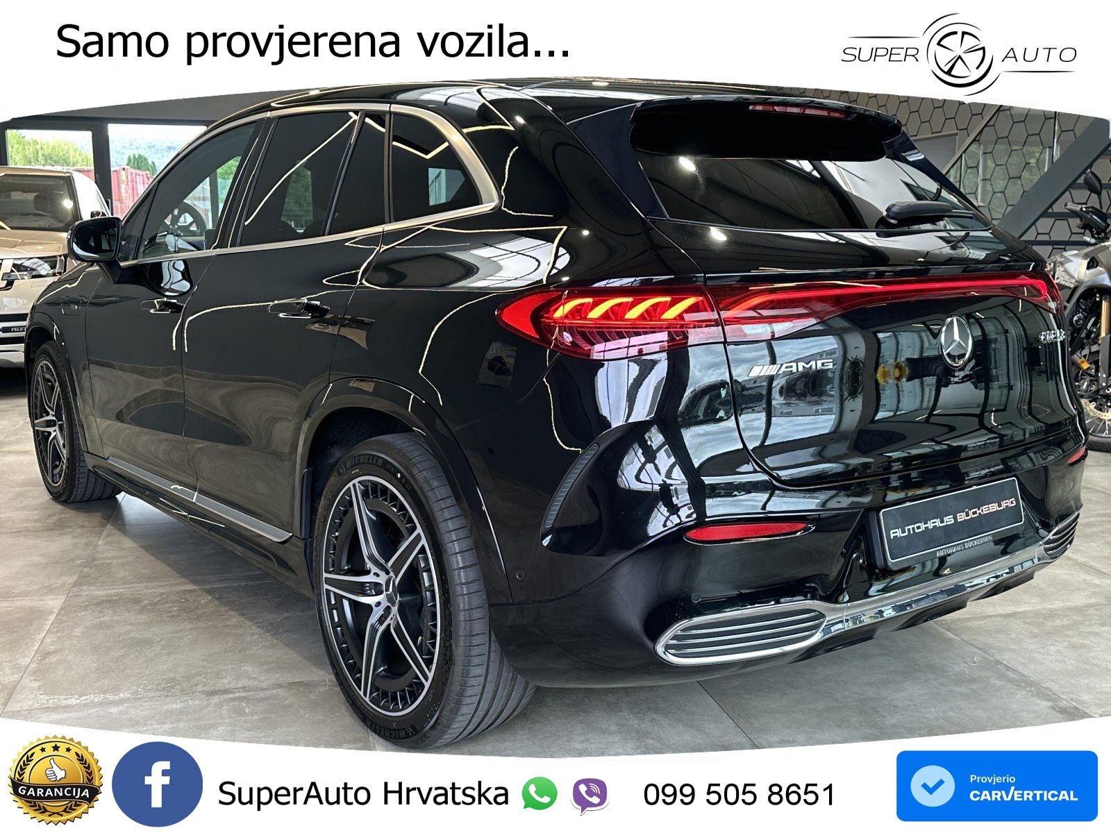 Mercedes EQE SUV AMG 53 100 kWh (626 KS) 4MATIC+ ZRAČNI+ACC+GR SJED+360+PANO