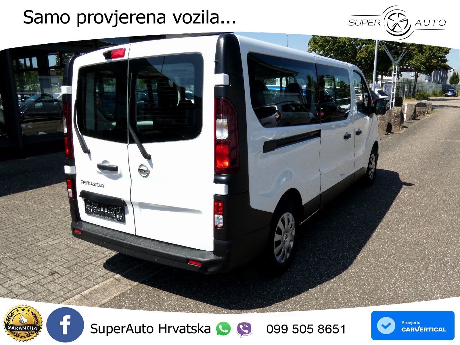 Nissan Primastar dCi 150 DCT Comb i*L2* 8 sjedala