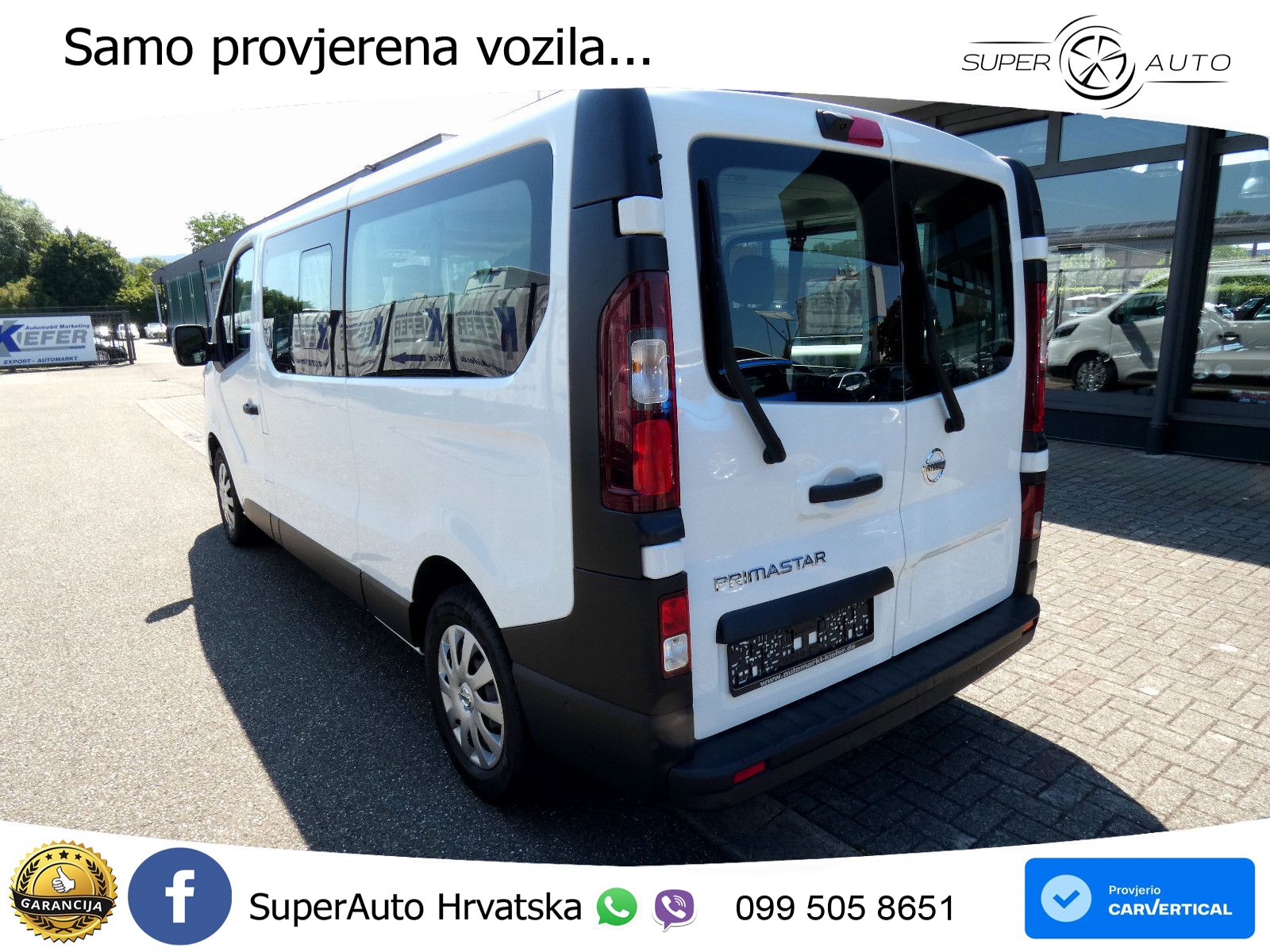 Nissan Primastar dCi 150 DCT Comb i*L2* 8 sjedala