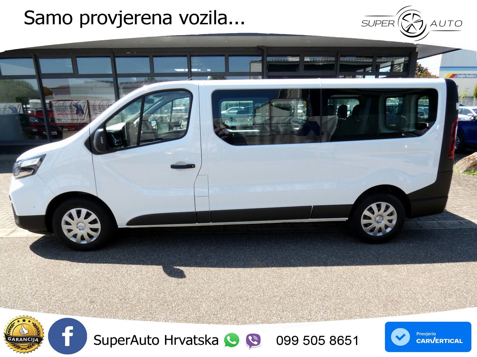 Nissan Primastar dCi 150 DCT Comb i*L2* 8 sjedala