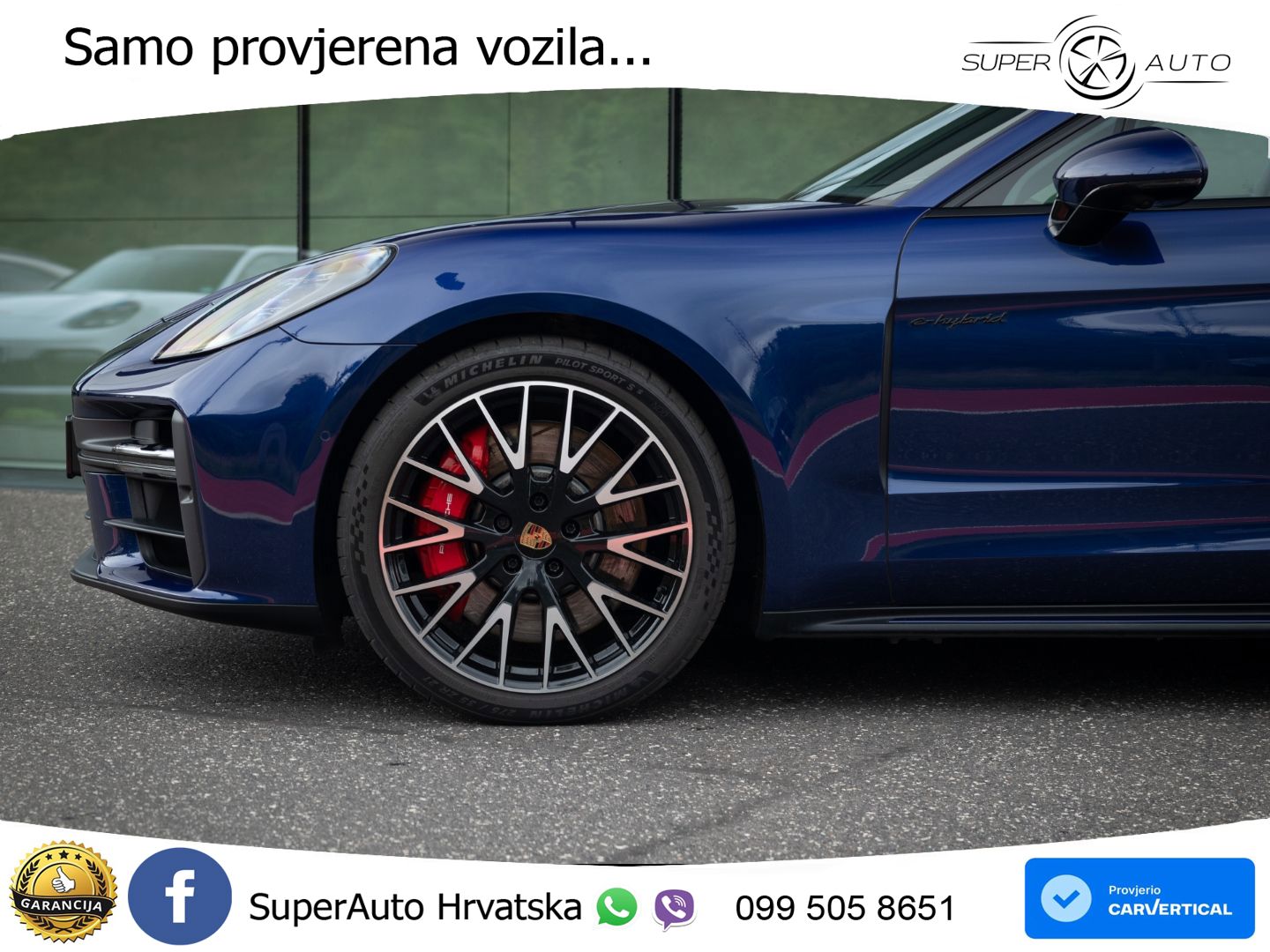 Porsche Panamera 4S 2.9 V6 (544 KS) E-Hybrid PDK ACC+HEAD+4xGR SJED+360+PANO